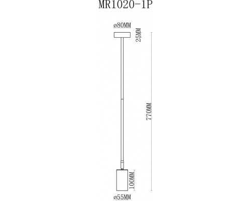 Светильник на штанге MyFar Dereck MR1020-1P