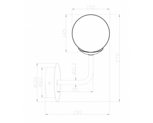 Бра Maytoni Erich MOD221-WL-01-G