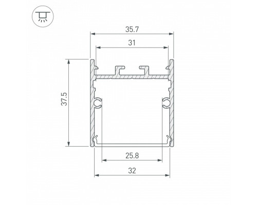 Профиль универсальный Arlight SL-LINE 043975