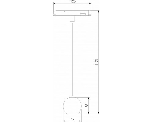 Подвесной светильник Elektrostandard Slim Magnetic 85040/01