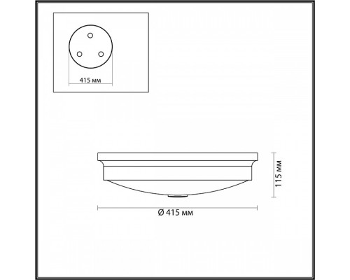 Накладной светильник Odeon Light Marsei 4825/4C