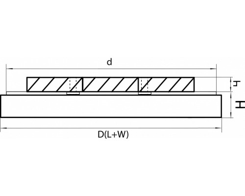 Накладной светильник Lightstar Arco QUA LED 226202