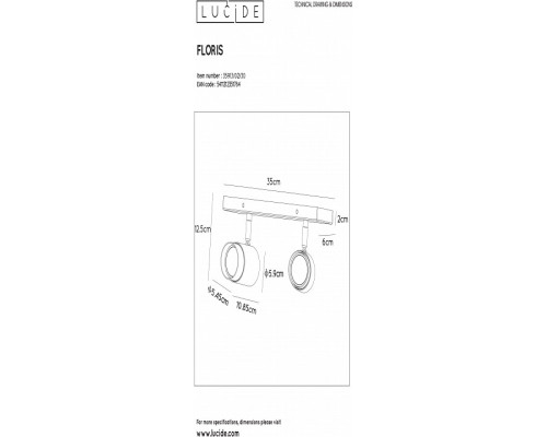 Спот Lucide Floris 35913/02/30