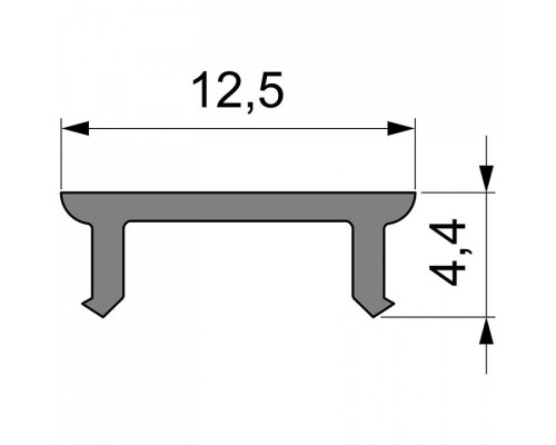 Профиль накладной Deko-Light P-01-08 983005