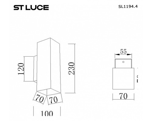 Накладной светильник ST-Luce Earthy SL1194.401.01