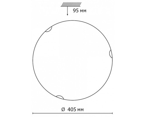 Накладной светильник Sonex Ammonite 7602/DL