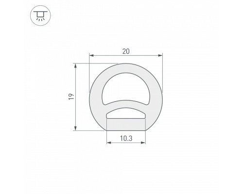 Короб накладной гибкий Arlight WPH 040272