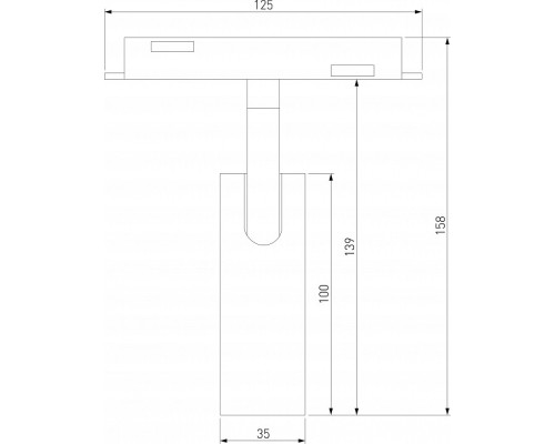 Светильник на штанге Elektrostandard Slim Magnetic a062794