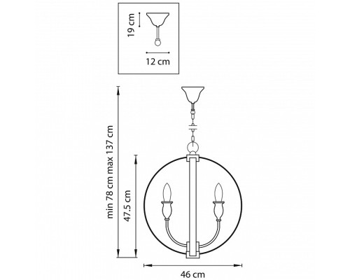 Подвесная люстра Lightstar Cero 731247