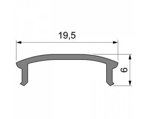 Профиль накладной Deko-Light F-01-15 983535