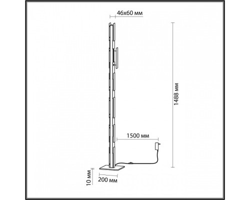 Торшер Odeon Light Fierro 4991/36FL