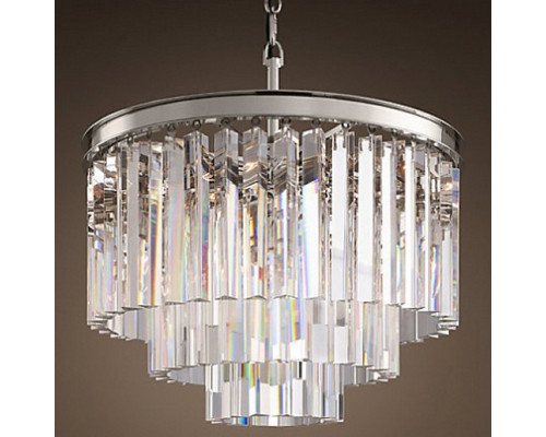 Подвесная люстра Imperiumloft Rh 1920S Odeon Clear Glass Fringe 40.1539