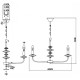 Подвесная люстра EVOLUCE Attic SLE1117-203-05