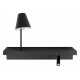 Бра с полкой Loft it Shelf 10216/2W Black