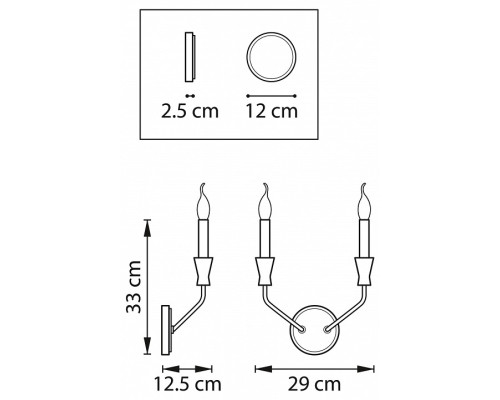 Бра Lightstar Ragno 732527