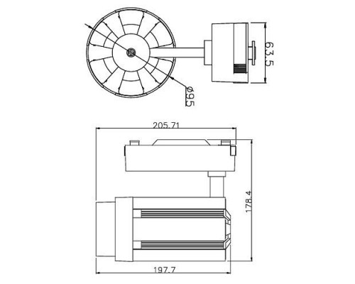 Светильник на штанге Horoz Electric London Zoom HRZ00002468