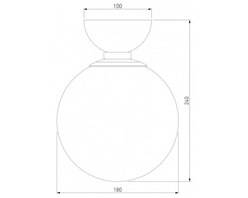 Накладной светильник Eurosvet Bubble a062584