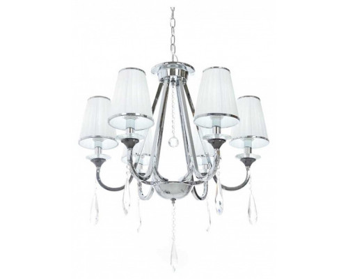 Подвесная люстра LUMINA DECO Milesia LDP 8926-6 WT+CHR