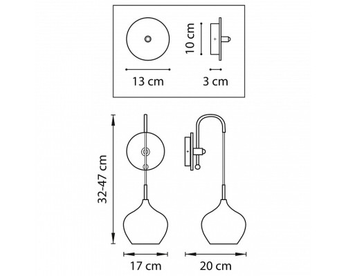 Бра Lightstar Pentola 803541