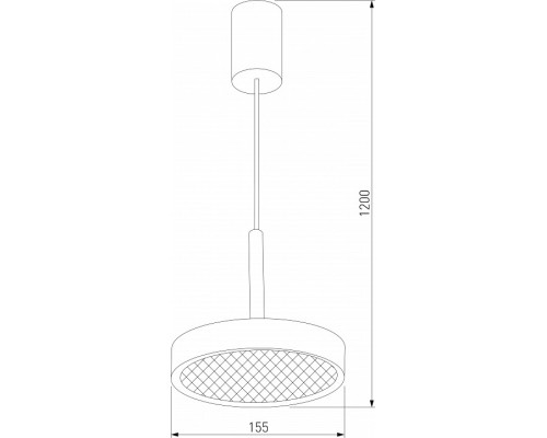 Подвесной светильник Elektrostandard Plate a065413