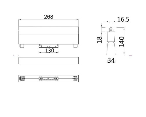 Светильник на штанге Maytoni BASIS TR013-2-20W3K-W