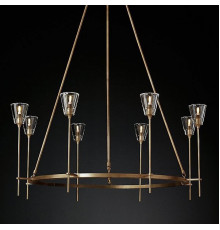 Подвесная люстра Imperiumloft Torche De Verre Round Chandelier 8 40.1551