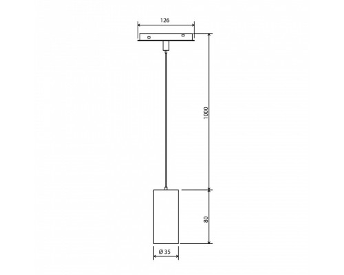 Подвесной светильник Elektrostandard Slim Magnetic a063533