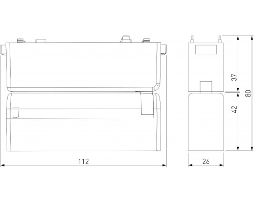 Накладной светильник Elektrostandard Flat Magnetic a063696