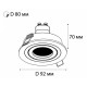 Встраиваемый светильник Italline M02-026 M02-026019 white