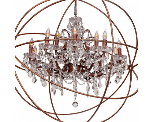 Подвесная люстра Loft it Foucaults Orb Crystal LOFT1897/15