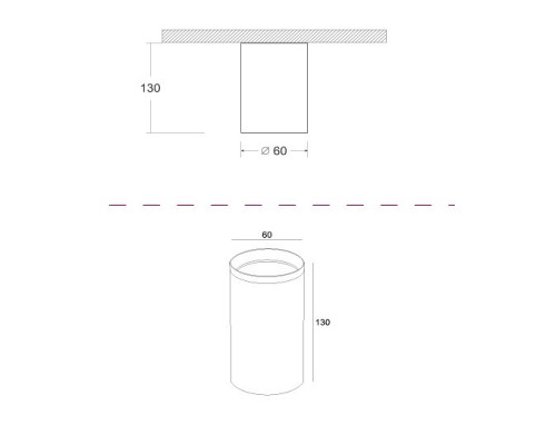 Накладной светильник Maytoni Focus C010CL-01G