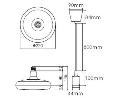 Подвесной светильник Horoz Electric Sembol HRZ00002170