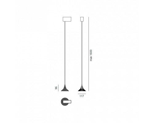 Подвесной светильник Artemide  1936010A