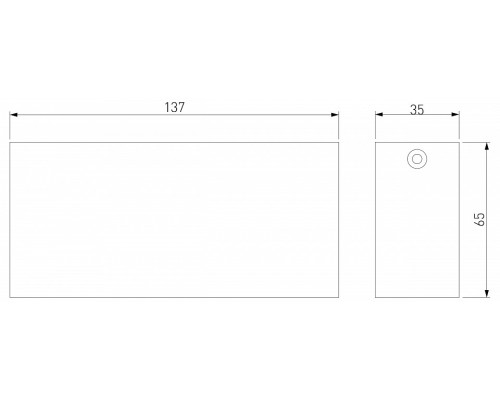 Накладной светильник Elektrostandard Block a066992