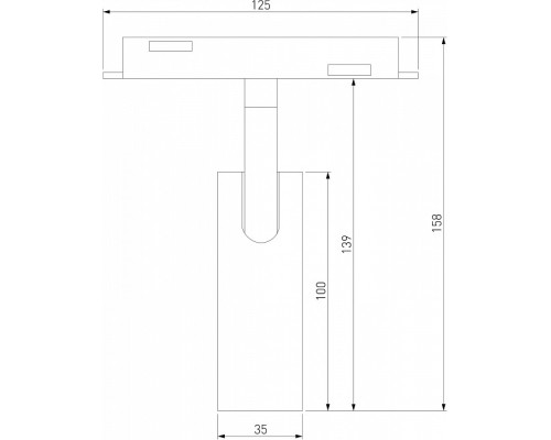 Светильник на штанге Elektrostandard Slim Magnetic a063529