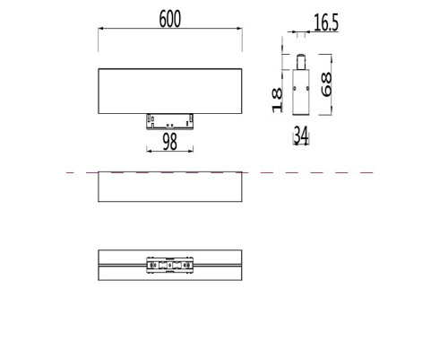 Накладной светильник Maytoni BASIS TR012-2-20W3K-B