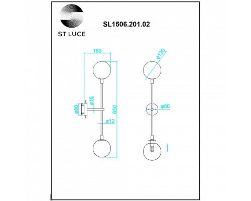 Бра ST-Luce Chieti SL1506.201.02