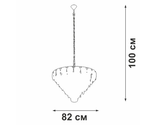 Подвесная люстра Vitaluce V58340 V58340-8/25