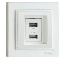 Розетка USB Mono Electric Despina 102-170005-178