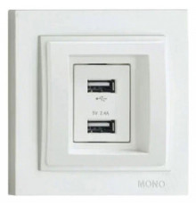 Розетка USB Mono Electric Despina 102-170005-178