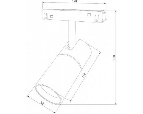 Светильник на штанге Elektrostandard Slim Magnetic a061235