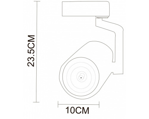 Светильник на штанге Arte Lamp Traccia A2330PL-1WH