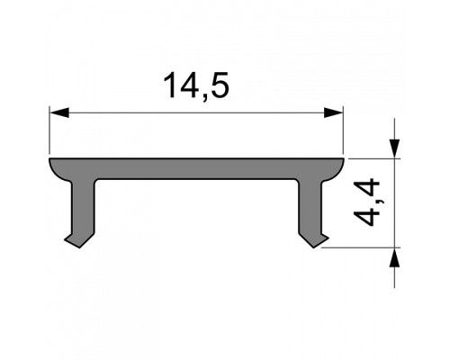 Профиль накладной Deko-Light P-01-10 983060