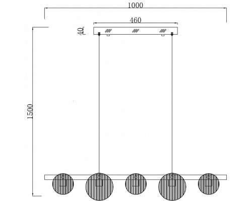 Подвесной светильник Stilfort Relux 4008/02/05PL