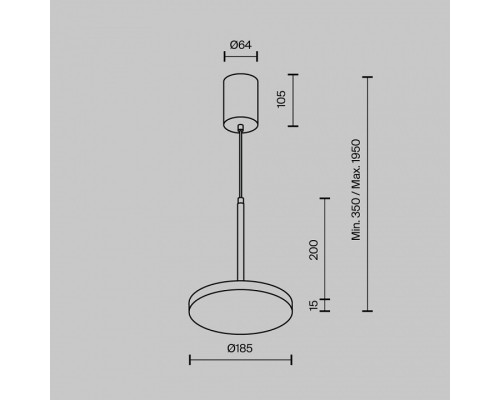 Подвесной светильник Maytoni Plato P076PL-L12W3K-BS