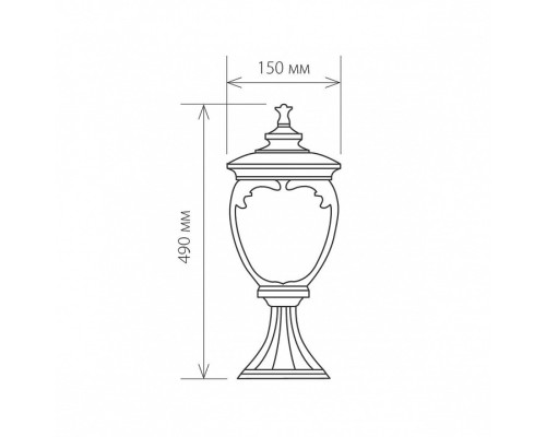 Наземный низкий светильник Elektrostandard Andromeda a027999