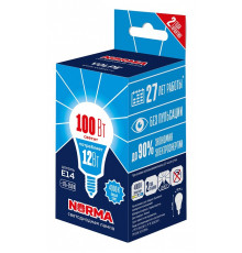 Лампа светодиодная Volpe LED-G60 E14 12Вт 4000K UL-00010993