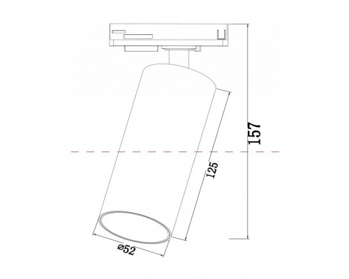 Светильник на штанге Maytoni Focus LED TR021-1-12B4K