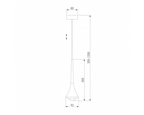 Подвесной светильник Elektrostandard Hill a060353