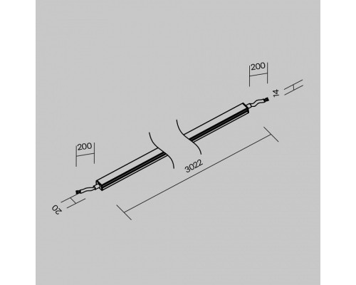 Встраиваемый светильник Maytoni Line Elasity O-TR001-LL-L30W3K